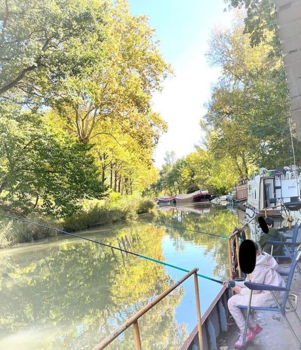 Insolite Peniche Amazonie Canal Du Midi Gardouch Exteriér fotografie