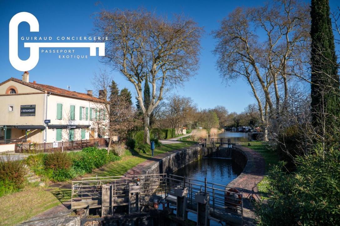 Insolite Peniche Amazonie Canal Du Midi Gardouch Exteriér fotografie